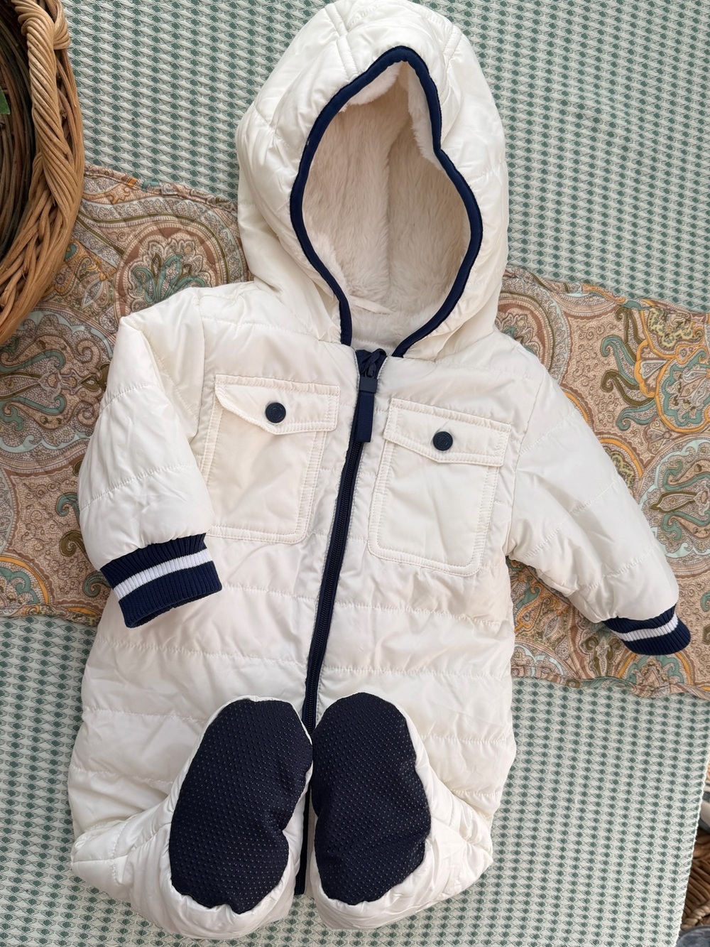 New Urban Republic Infant Jackets & Coats Urban Republic Quilted Pram Onesie Foo